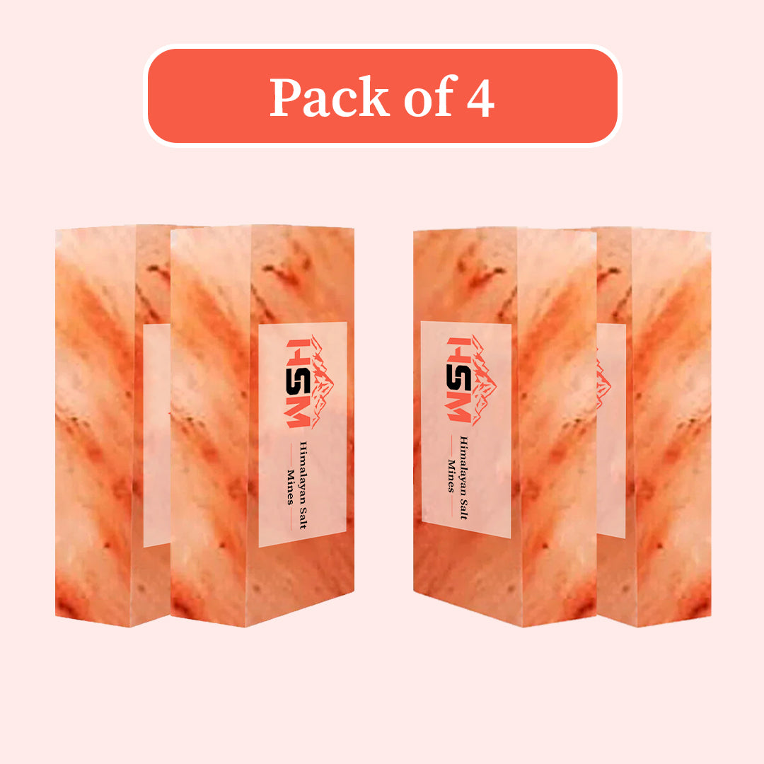Wholesale pink salt bricks for a salt cave or salt wall, pack of 4
