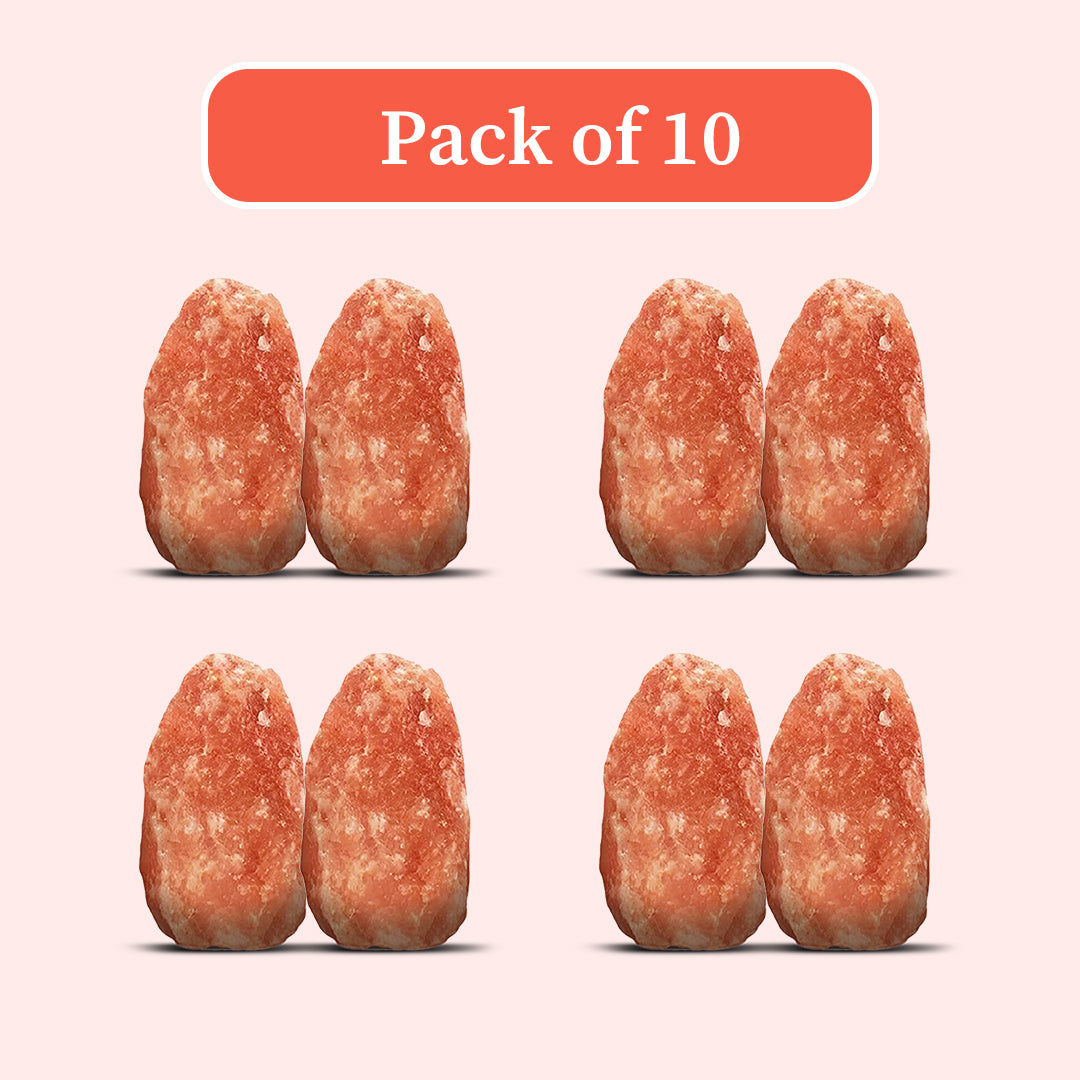 Wholesale pink salt boulders for a spa, pack of 10