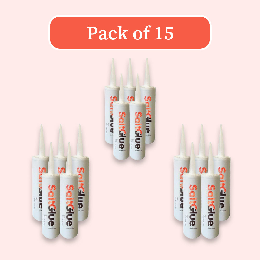Wholesale Himalayan salt adhesive glue, pack of 15