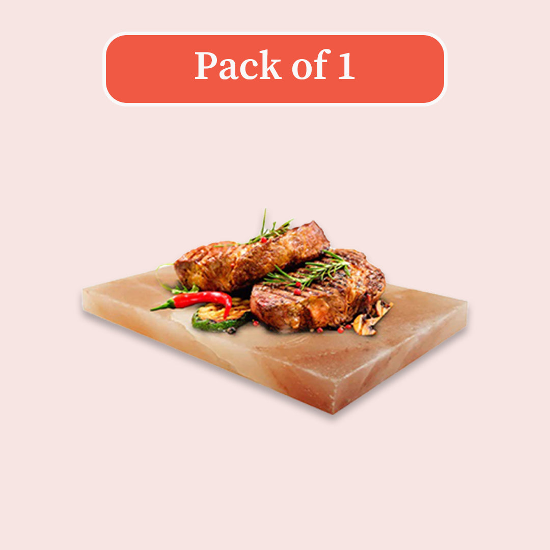 Food-grade Himalayan salt cooking Plates Pack of 1 - Premium salt cooking slabs