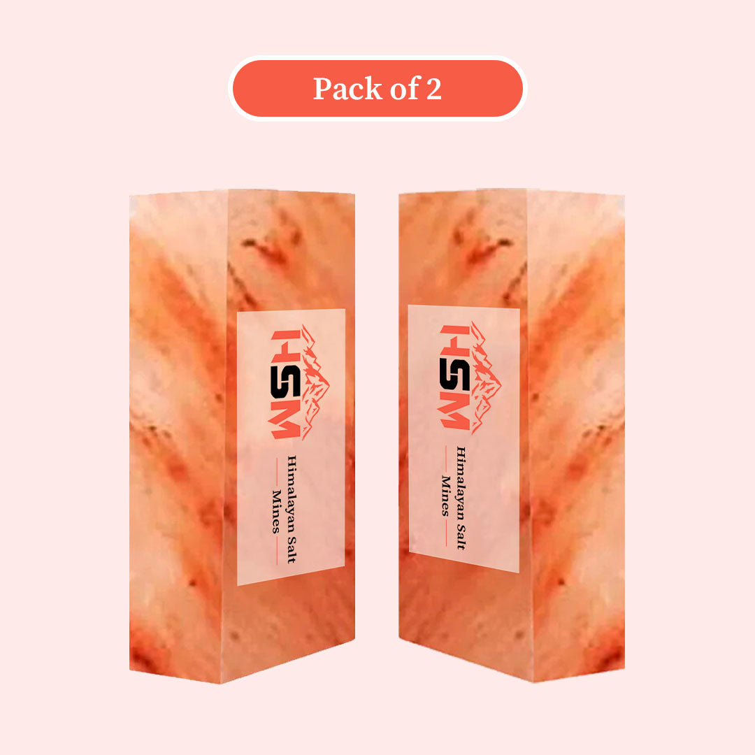 Himalayan Pink Salt Bricks Pack of 2 - Wholesale Pink Salt Bricks