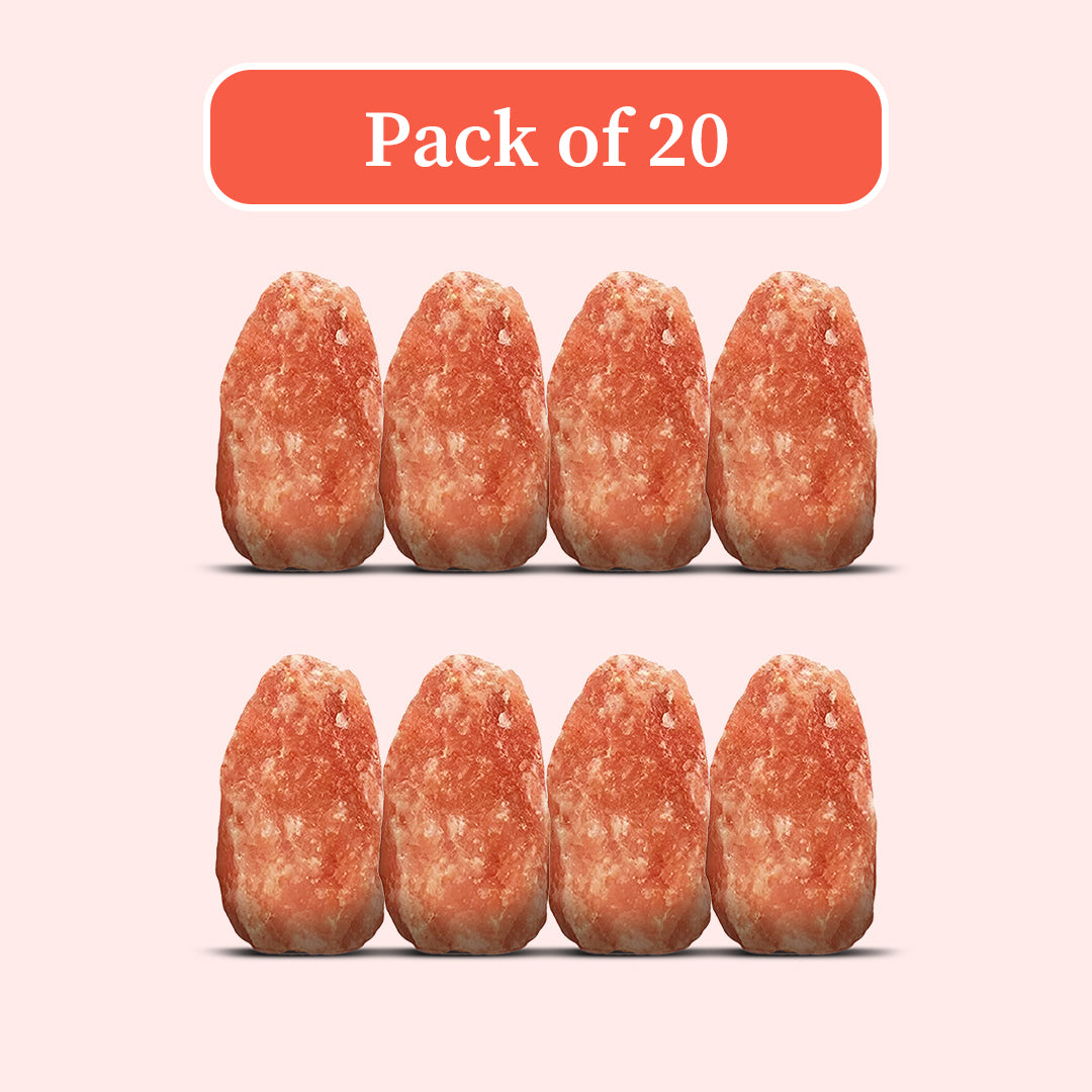 Wholesale Himalayan salt boulders for salt rooms, pack of 20