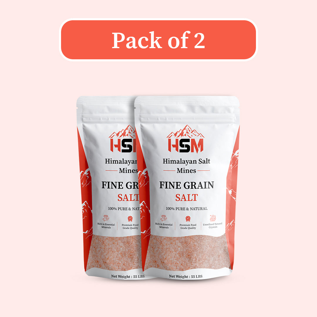 Wholesale Pink Fine Grain Salt  Pack of 2- for Salt Room (55 lbs)