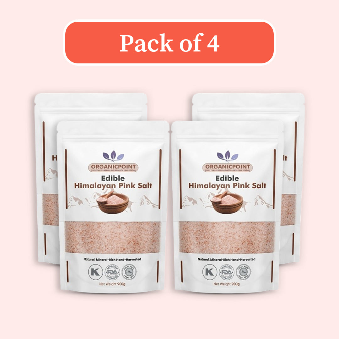 Premium pink cooking salt, wholesale pack of 4