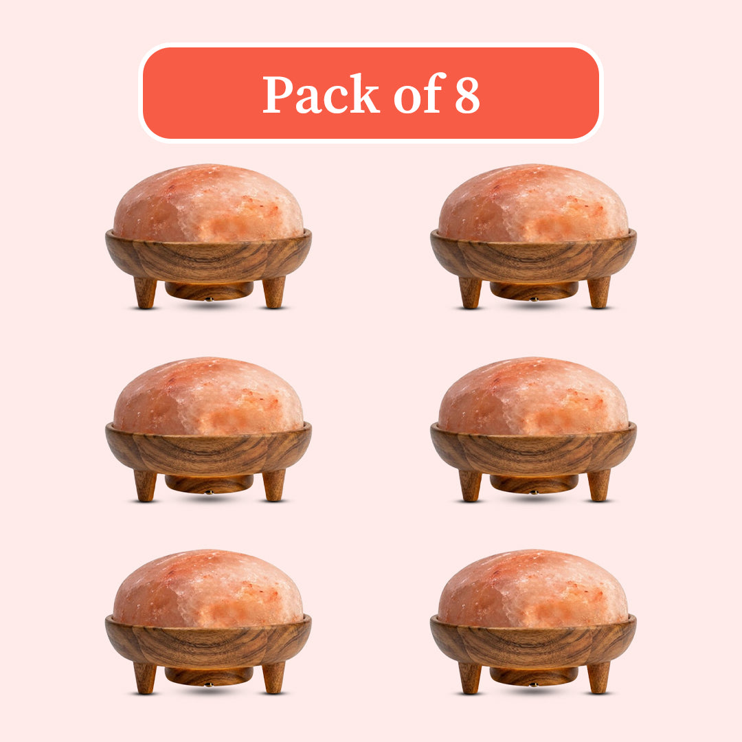 Wholesale Pink Salt Foot Dome pack of 8- Himalayan Detox Lamp